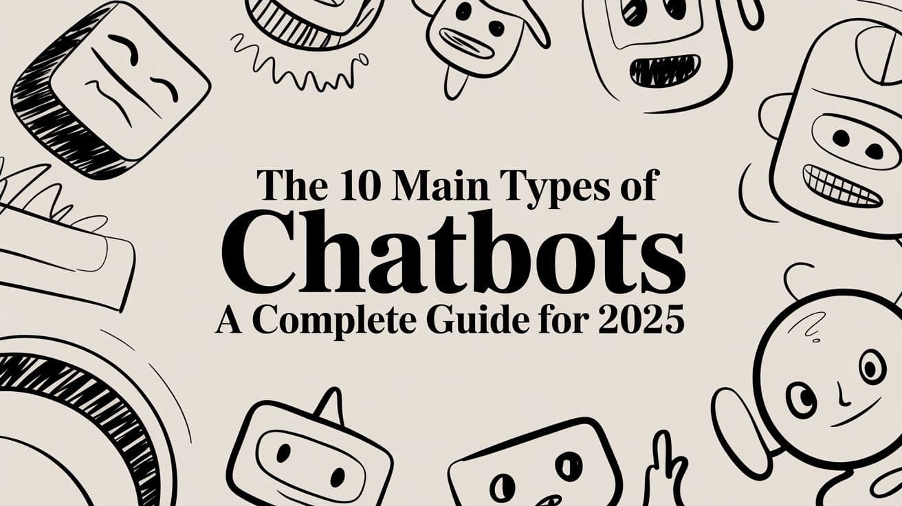 The 10 Main Types of Chatbots: A Complete Guide for 2025