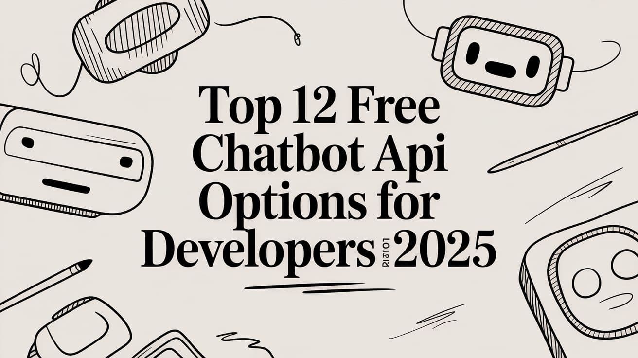 Top 12 Free Chatbot API Options for Developers in 2025