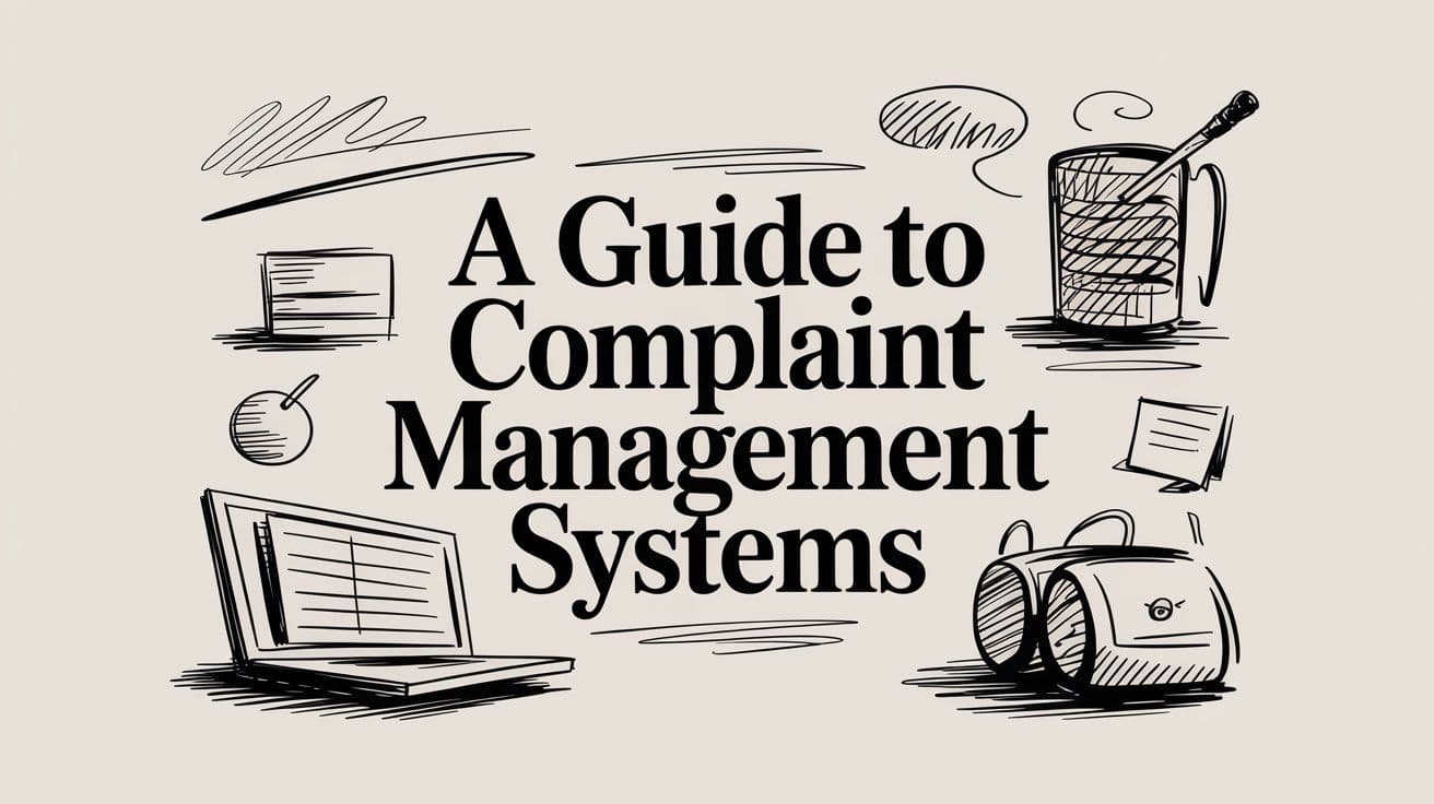 A Guide to Complaint Management Systems
