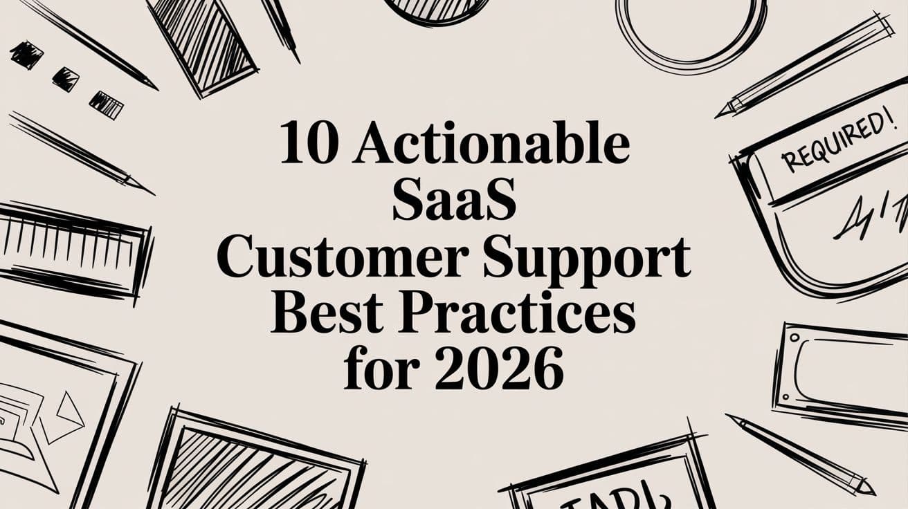 10 Actionable SaaS Customer Support Best Practices for 2026