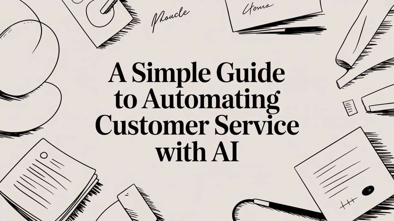 A Simple Guide to automating customer service with AI
