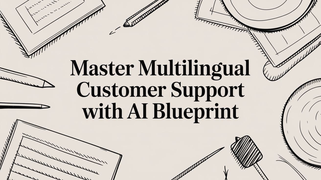 Master Multilingual Customer Support with AI Blueprint