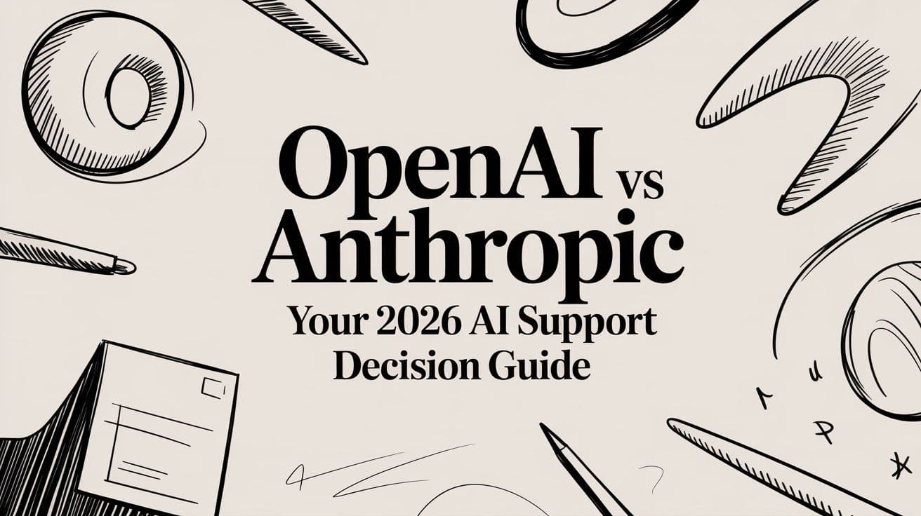 OpenAI vs Anthropic Your 2026 AI Support Decision Guide