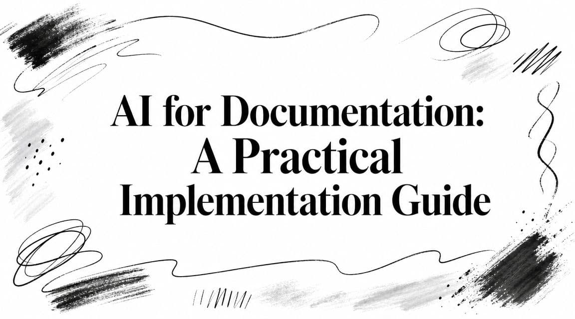 AI for Documentation: A Practical Implementation Guide