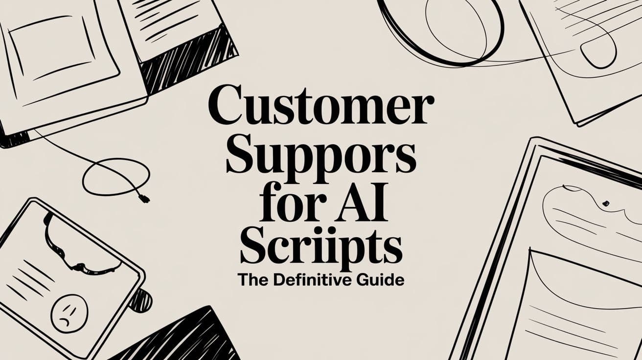 Customer Support Scripts for AI The Definitive Guide
