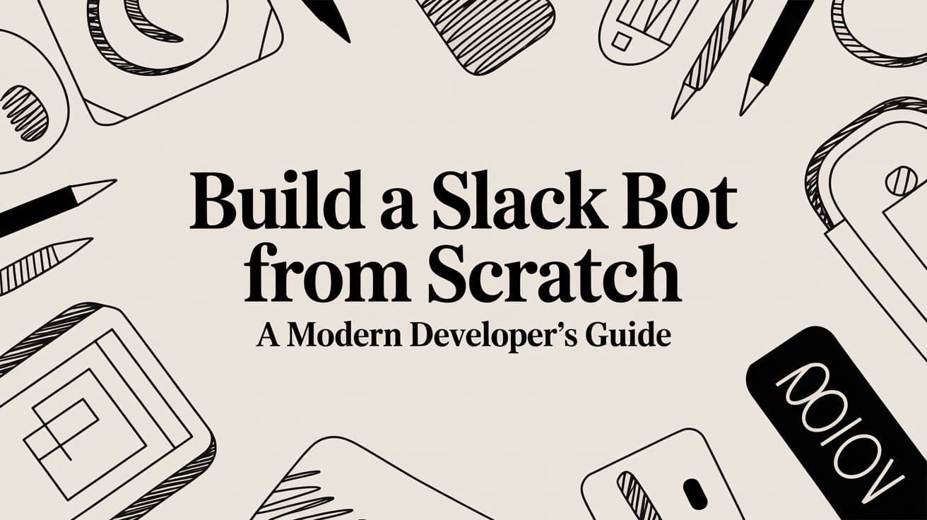 Build a Slack Bot From Scratch A Modern Developer's Guide