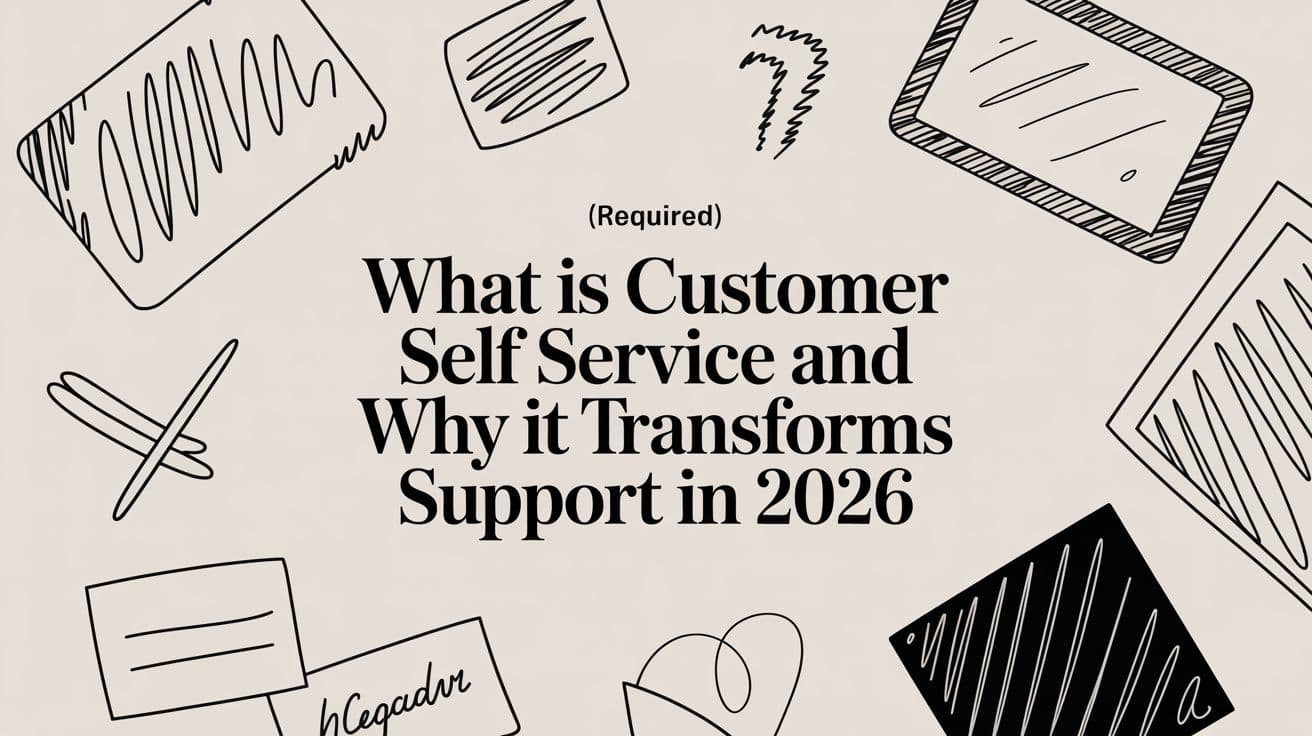 What is customer self service and why it transforms support in 2026