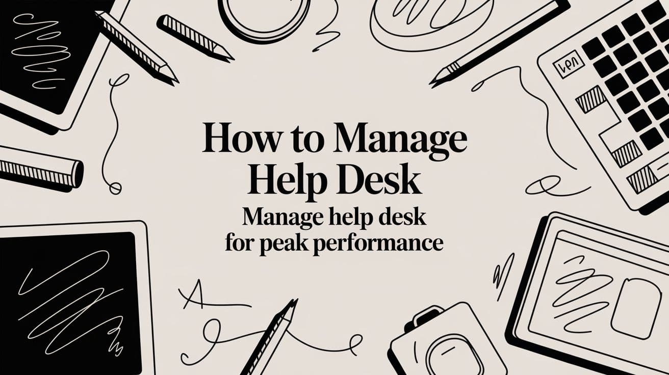 How to Manage Help Desk: manage help desk for peak performance