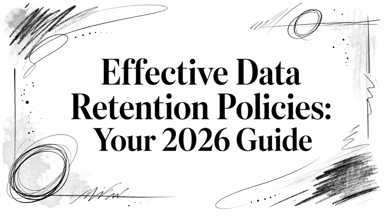 Effective Data Retention Policies: Your 2026 Guide