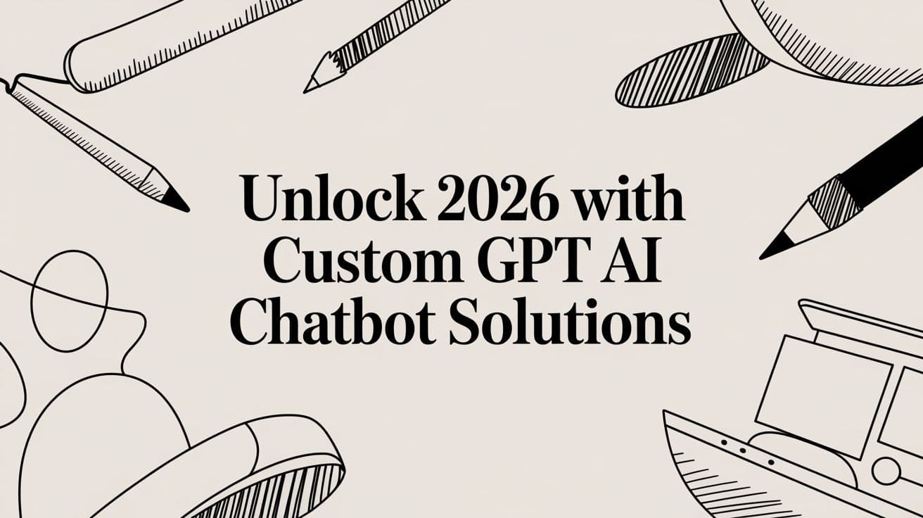 Unlock 2026 with Custom GPT AI Chatbot Solutions