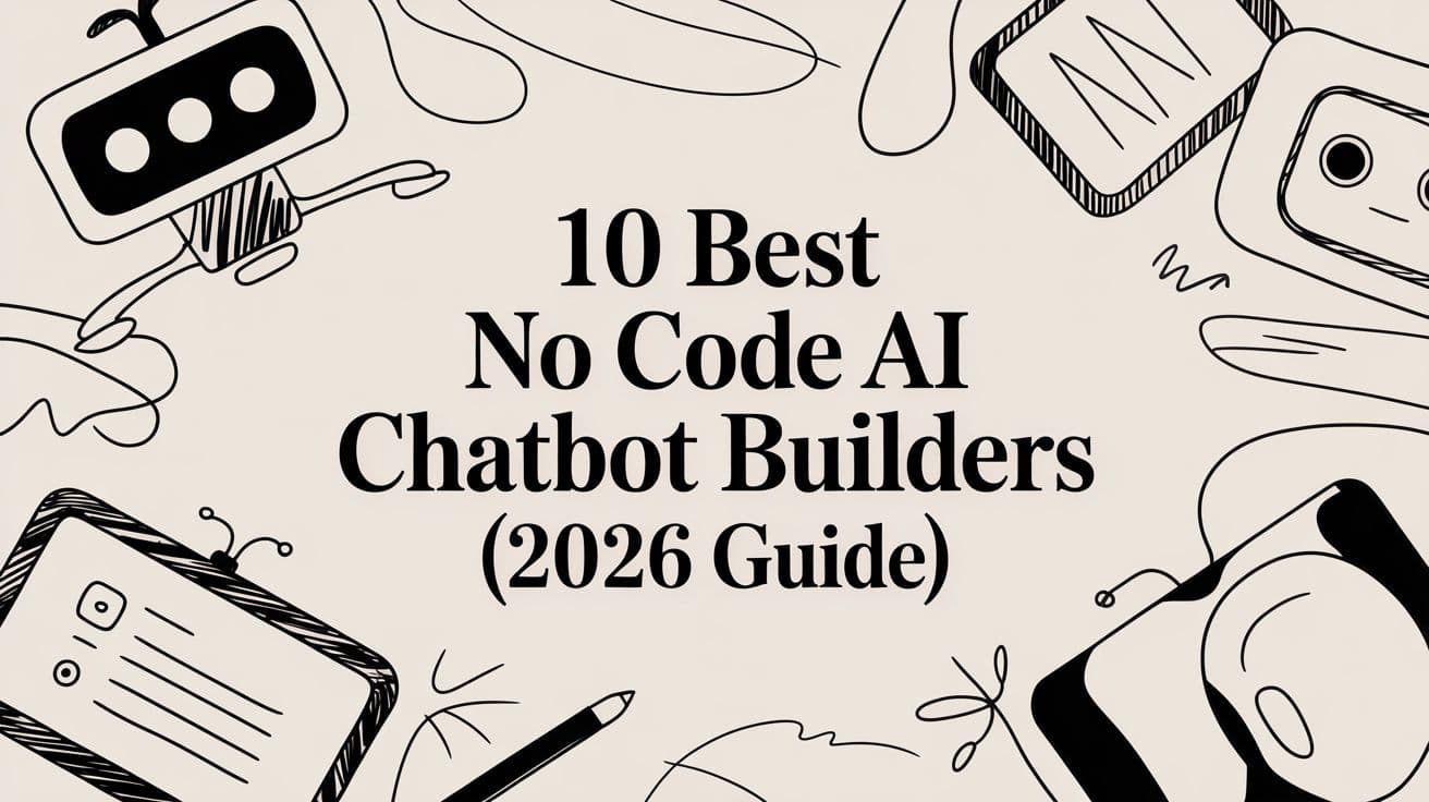10 Best No Code AI Chatbot Builders (2026 Guide)